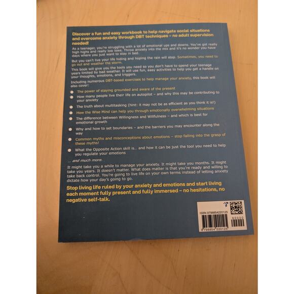 ❄️The Anxiety Conquering Workbook for Teens by Blake Cameron - Picture 2 of 2